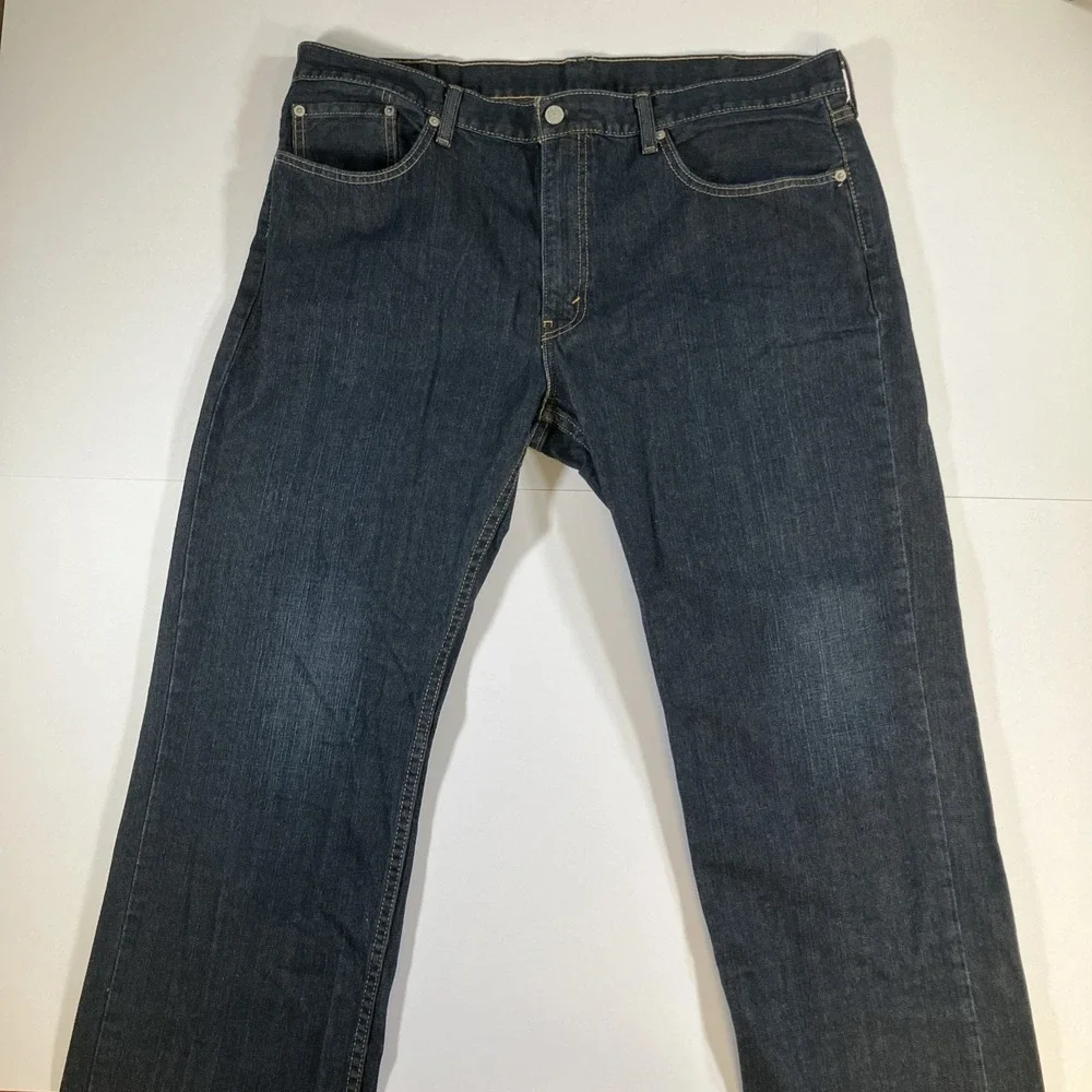 Levis 559 Jeans Mens 40x30 Blue Dark Wash‎ Relaxed Straight Denim